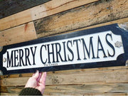 Merry Christmas- 3D Train/Street Sign